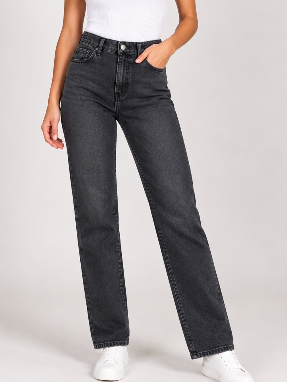 L.L Bean High-Rise Straight Leg Jeans